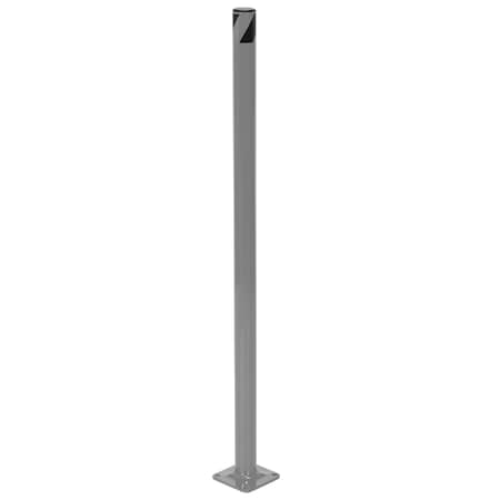 Vestil STEEL PIPE SAFETY BOLLARD 36"X1.75" GRAY BOL-36-2-GYSG